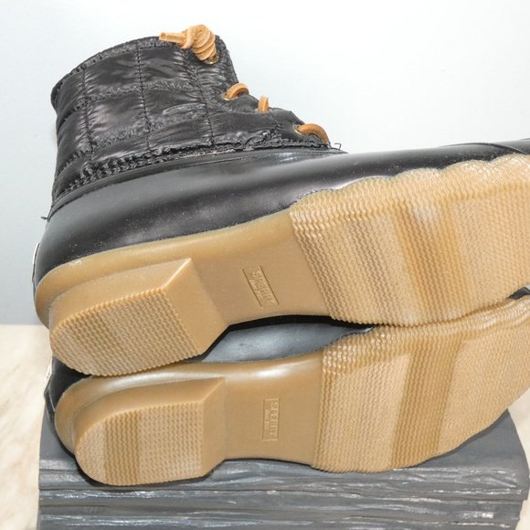 Sperry Women's Seasonal Saltwater Rain Boot, Black, 9.5M - Picture 11 of 11